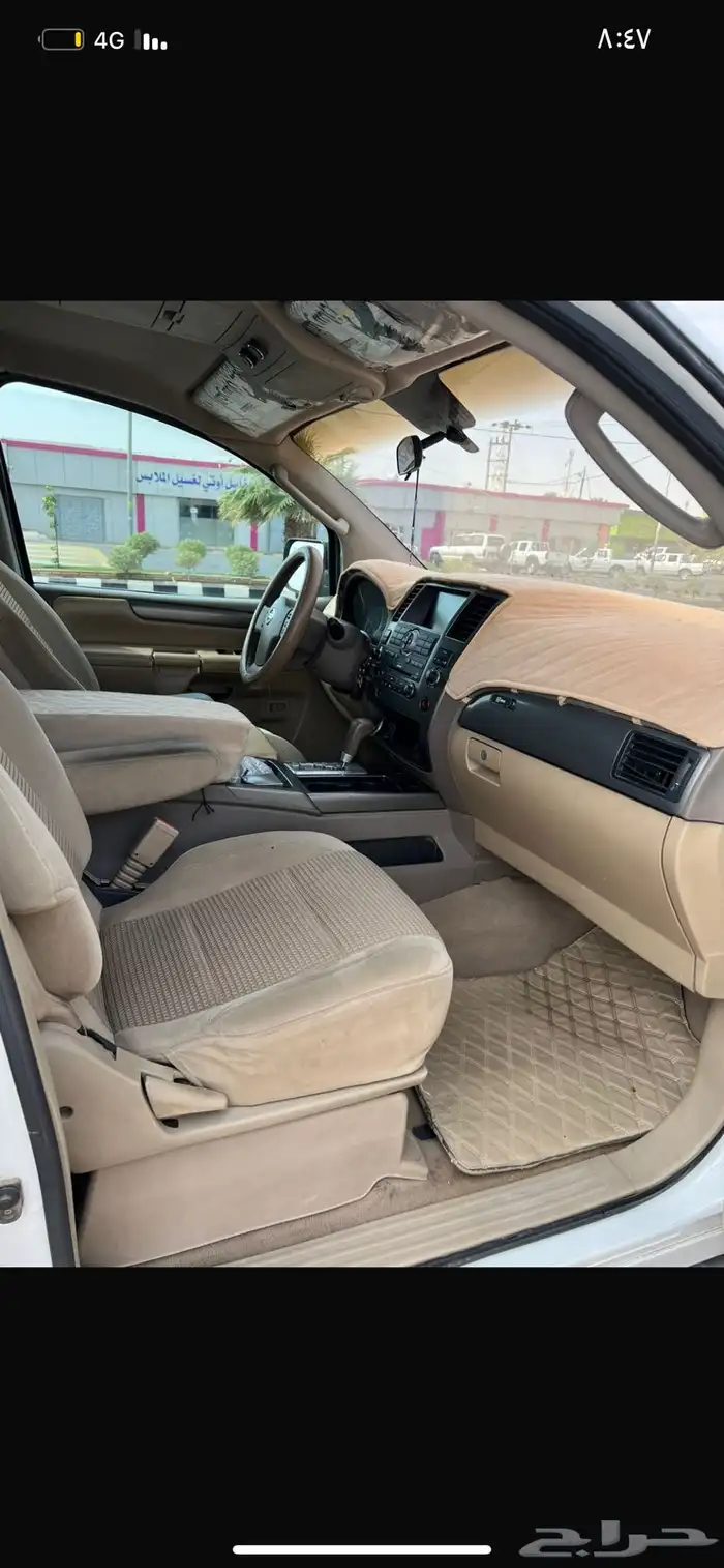 ارمادا 2012 ابيض الموتر نظيف مخبط 0