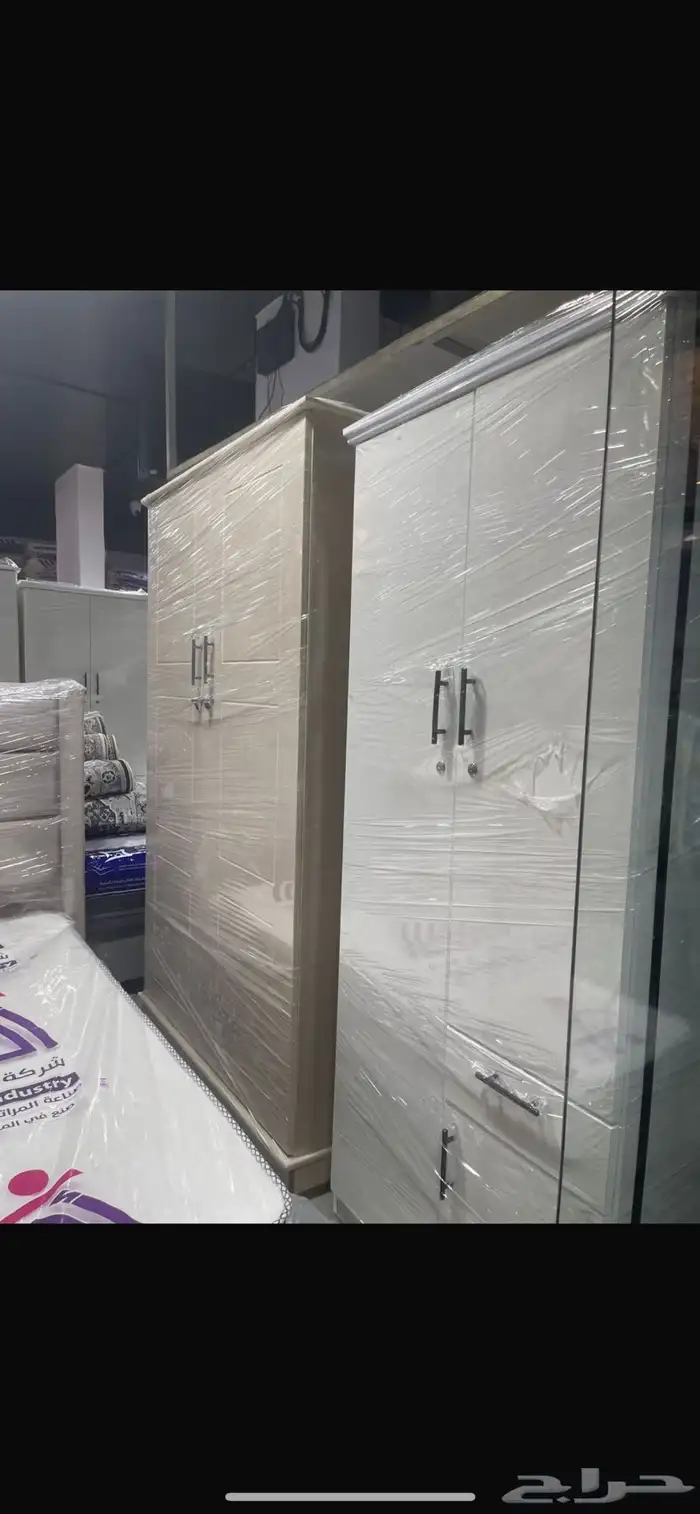 أسرة حديد - دواليب خشب تفصيل   سراير خشب 25