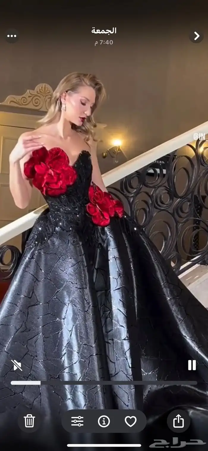 فستان فخم براند تركي للبيع 1