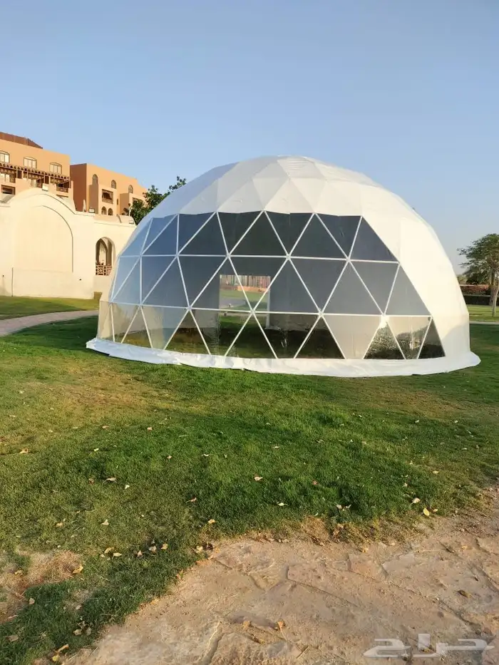 خيمة الدوم مقاسات مختلفه تبدأ من قطر 5متر إلى 40 متر 4