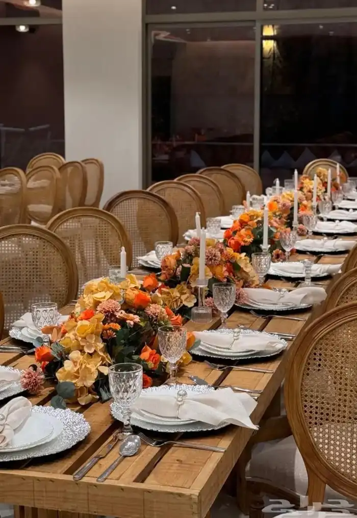 طاولات طعام وكراسي حفلات للبيع 23