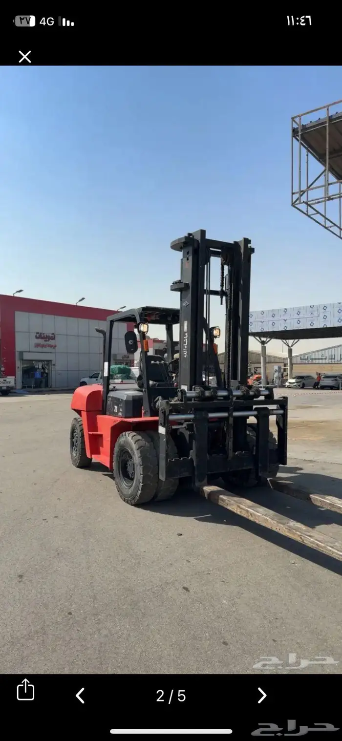 رافعة شوكيه تأجير رافعات شوكيه كل الأحجام 3طن 4طن 5طن 7طن 1 0