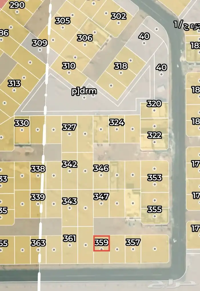 قطعة ارض بحوش للبيع جدة حي الوفاء 0