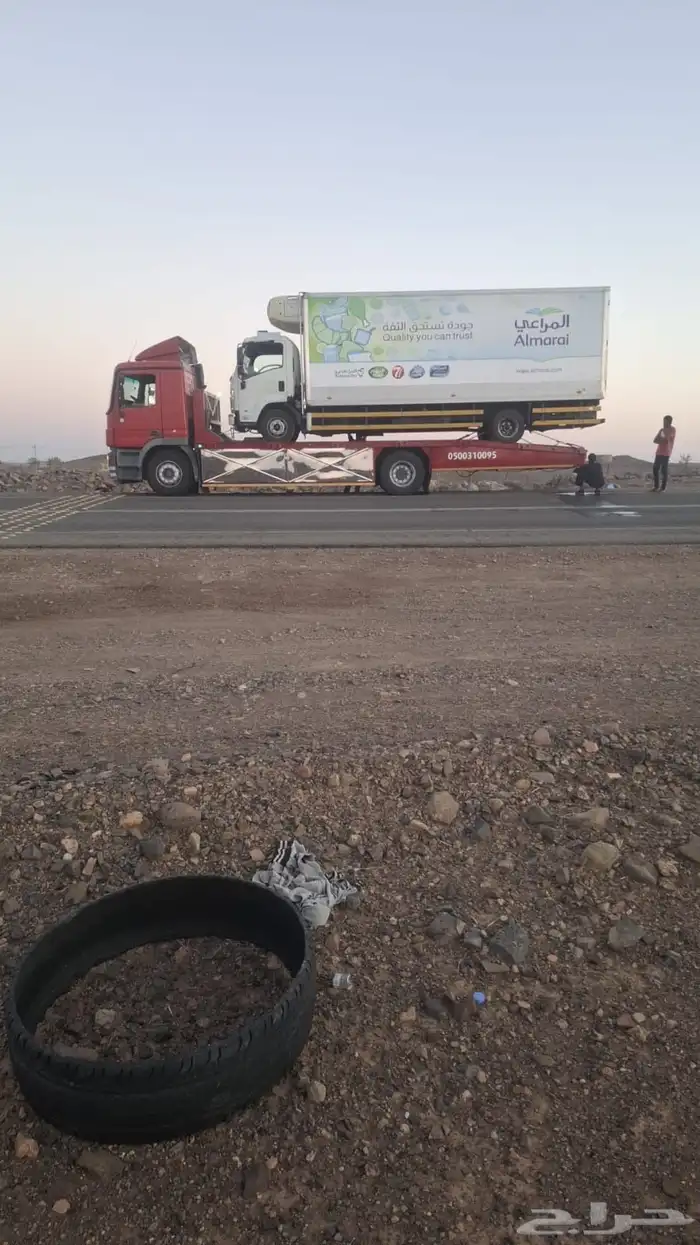 لوبد سطحه لنقل وسحب الشاحنات والدينات والمعدات 0