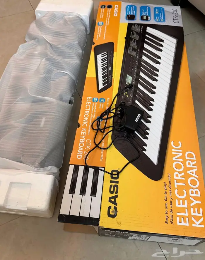 بيانو كيبورد Casio CTK-240 الكتروني للبيع 2