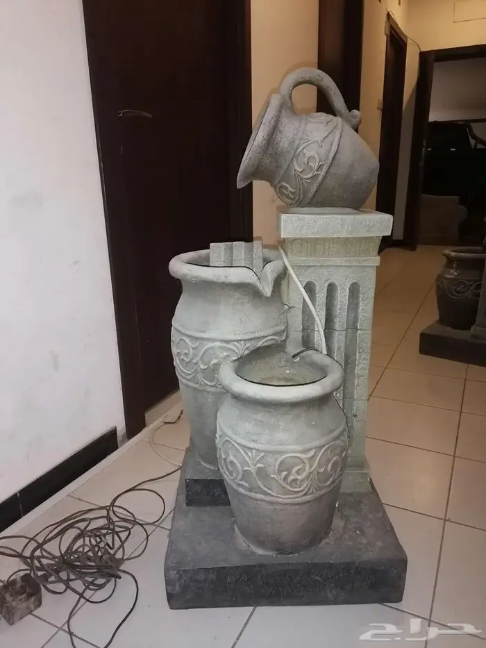نافورة فخار ماء 2 3