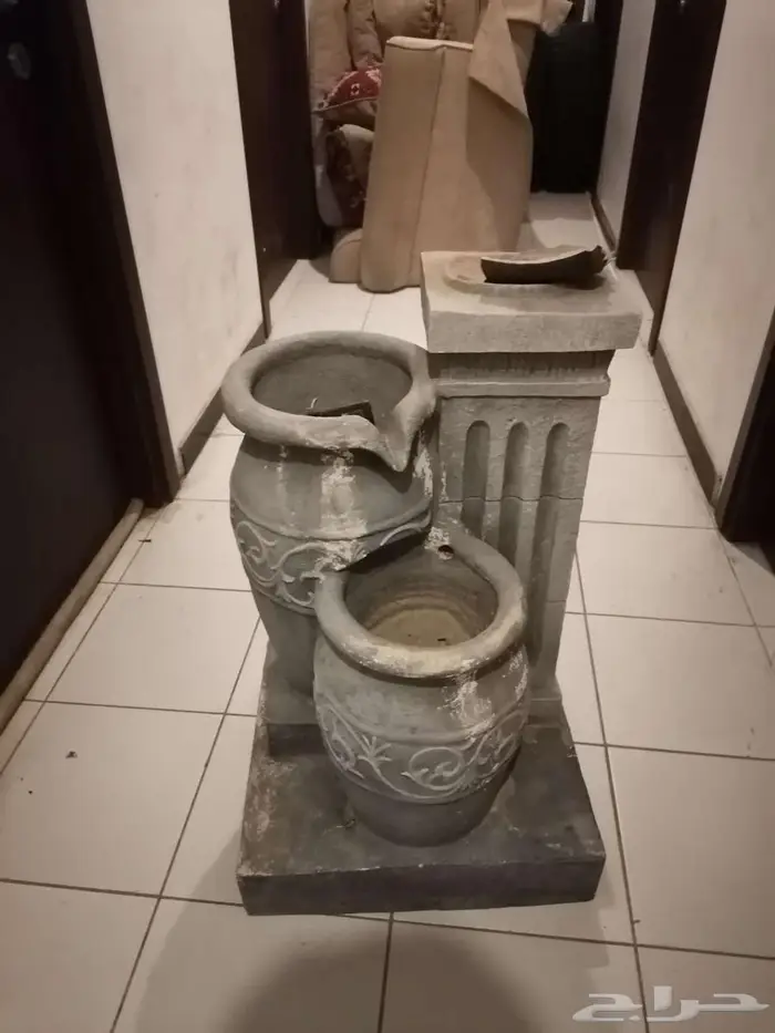 نافورة فخار ماء 2 4