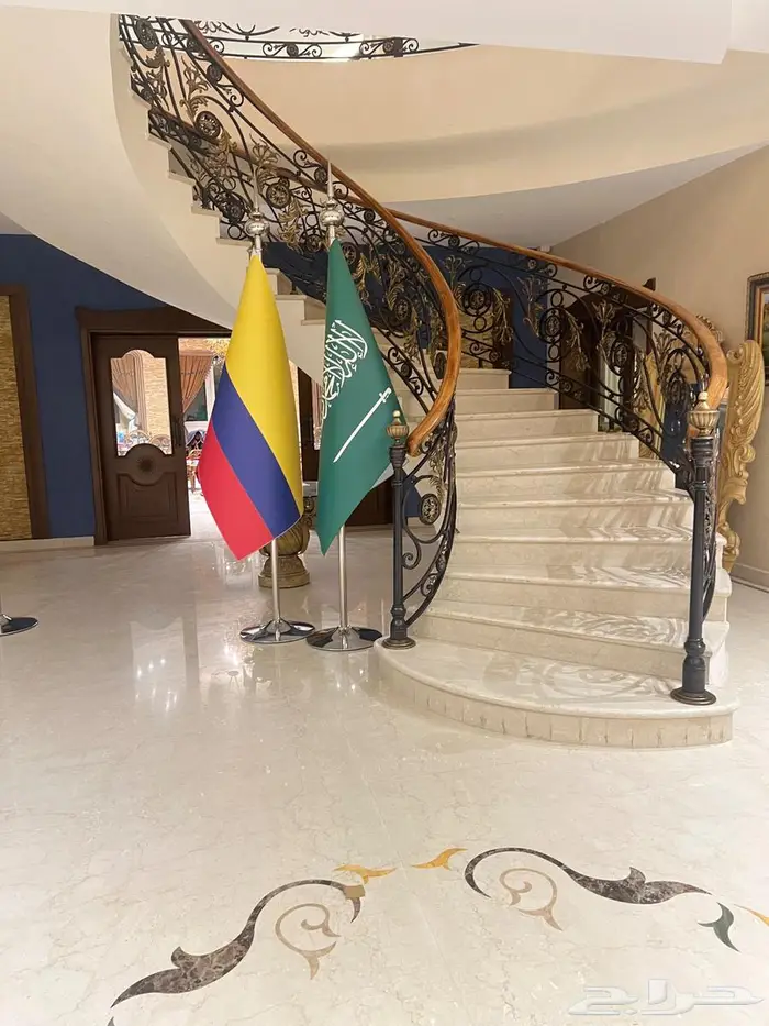 لوقو طباعة علم الاصلي سارية ملكية معتمد شامل التوصيل 14