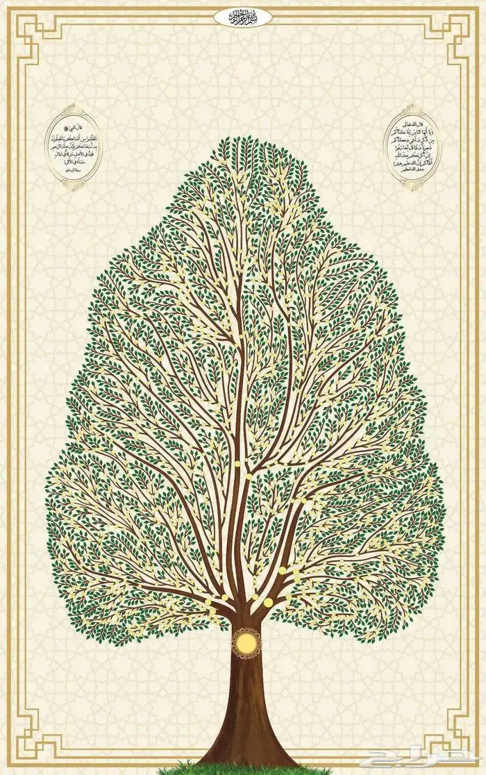 تصميم شجرة العائلة بصمة تراثية 5