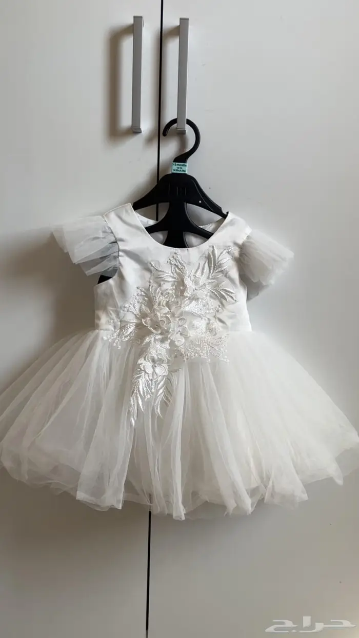 فستان مناسبات بناتي (عمر 9-12شهر )ب 50 ريال 0