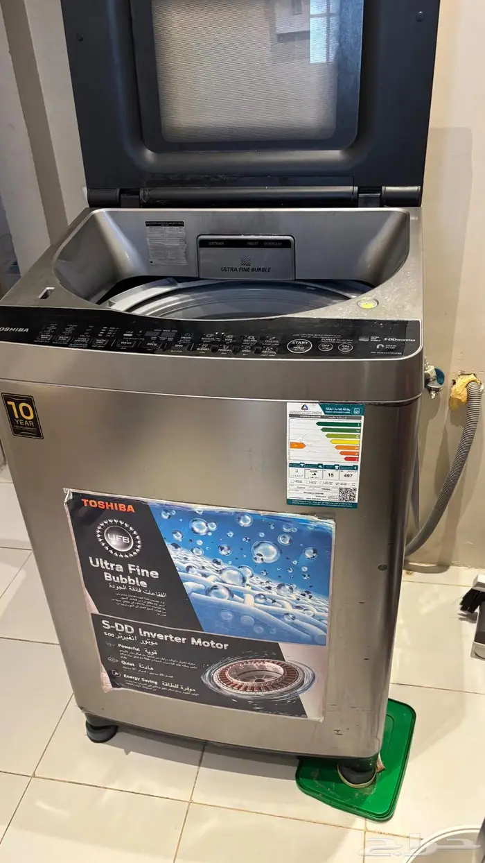 غسالة توشيبا 15 كيلو للبيع 4