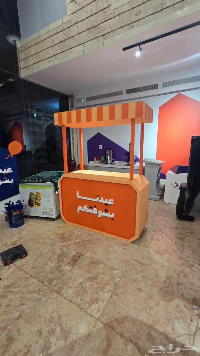 تصنيع بوثات متحركة لل كافيهات والمحلات 8