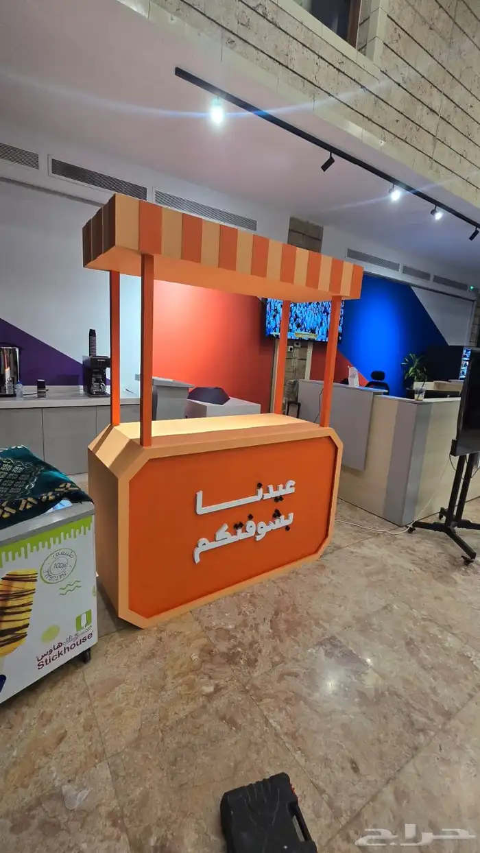 تصنيع بوثات متحركة لل كافيهات والمحلات 7