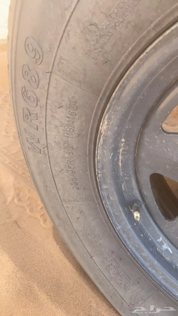 طقم جنوط برادو صيني نظيف معهن طقم كفرات نص عمر 2