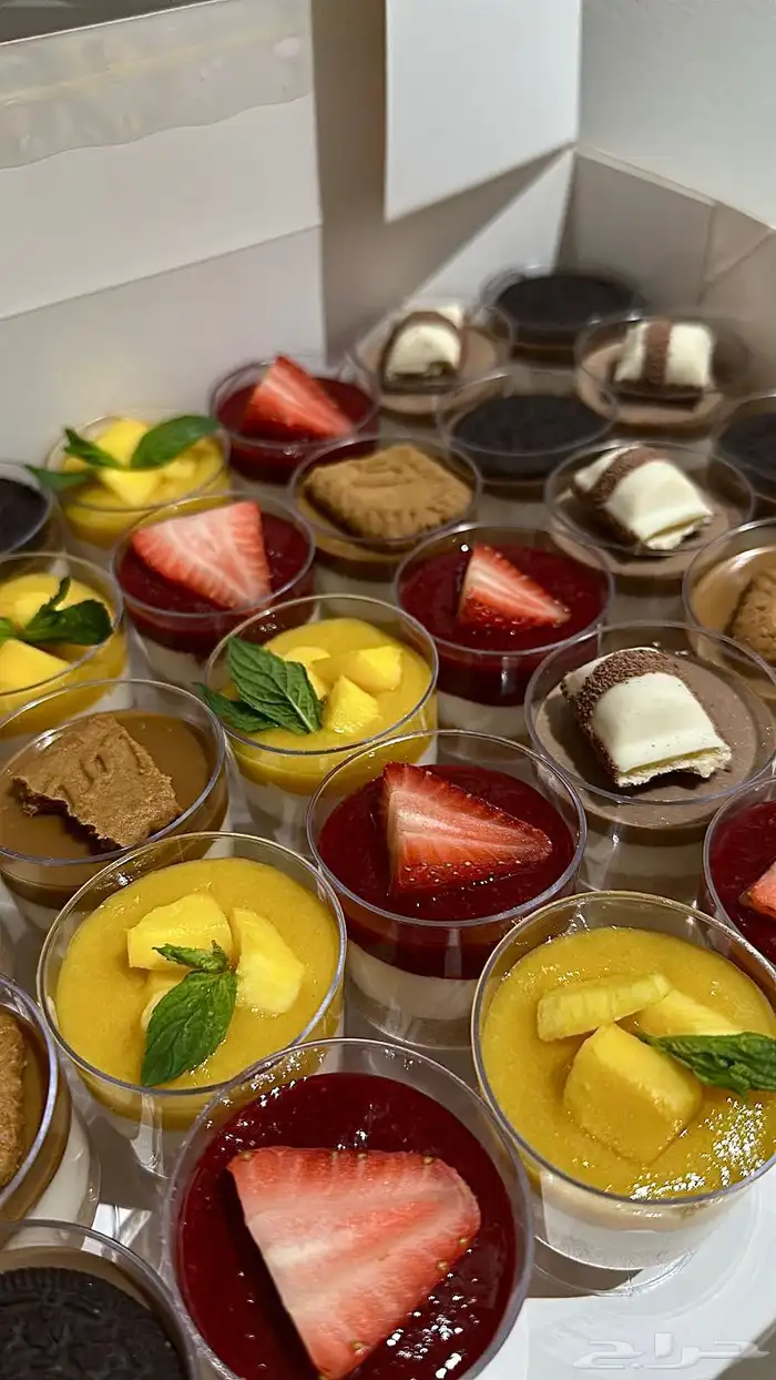 تشيز كيك تراميسو تمر محشي بسبوسة حلا التارت 19