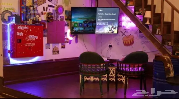 محل مقهى وصالة العاب للتقبيل عالسوم - الخبر حي الصدفة 0