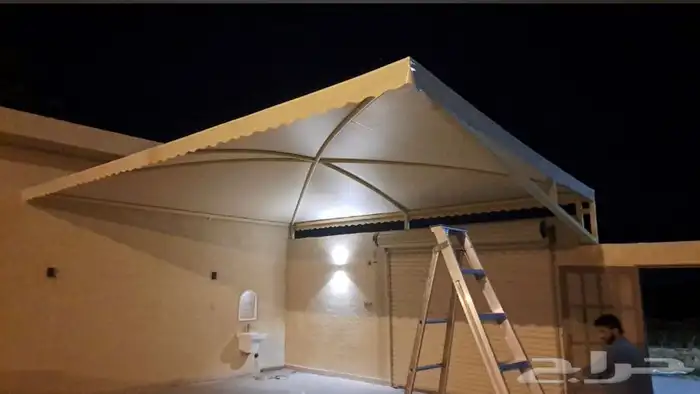 مظلات وسواتر سندويش بنل مستودعات هناجر شنكو جلسات شتويه خيز 7