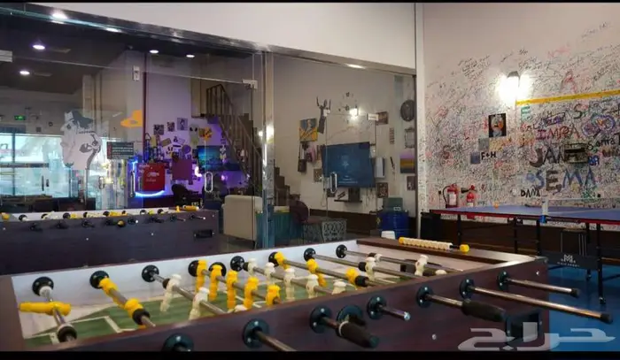 محل مقهى وصالة العاب للتقبيل عالسوم - الخبر حي الصدفة 13