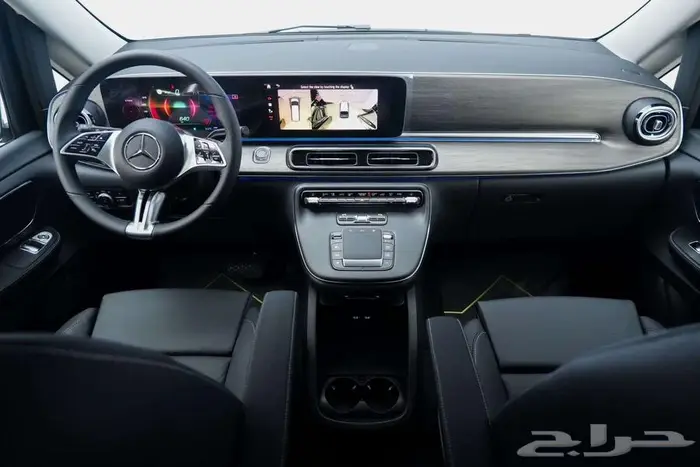 مرسيدس V 300 موديل 2026 أصفار خليجي أسود أسود 6