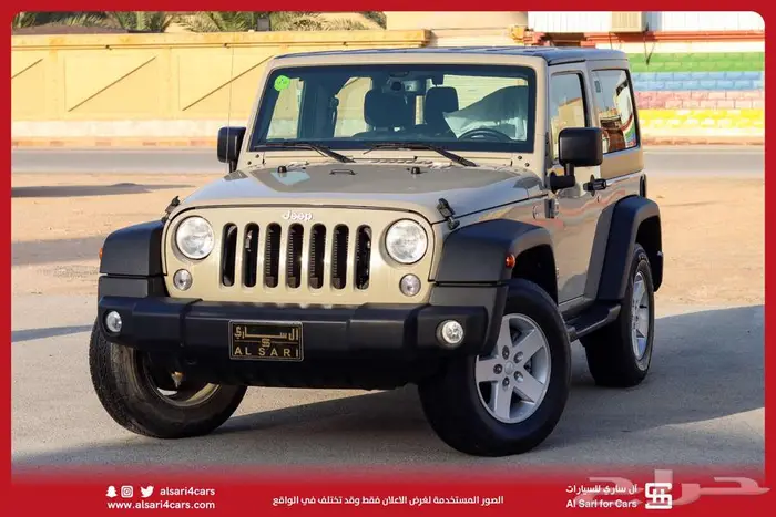 جيب رانجلر سبورت بابين موديل 2018 19