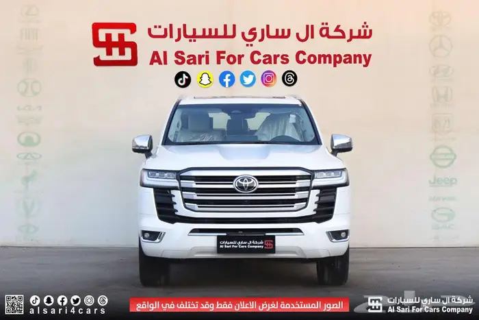 تويوتا لاند كروزر VX 2025 اقساط بنوك وشركات 0