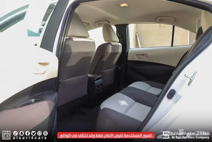 تويوتا كورلا XLI طيس مكينة 2.0 2025 اقساط بنوك وشركات 2