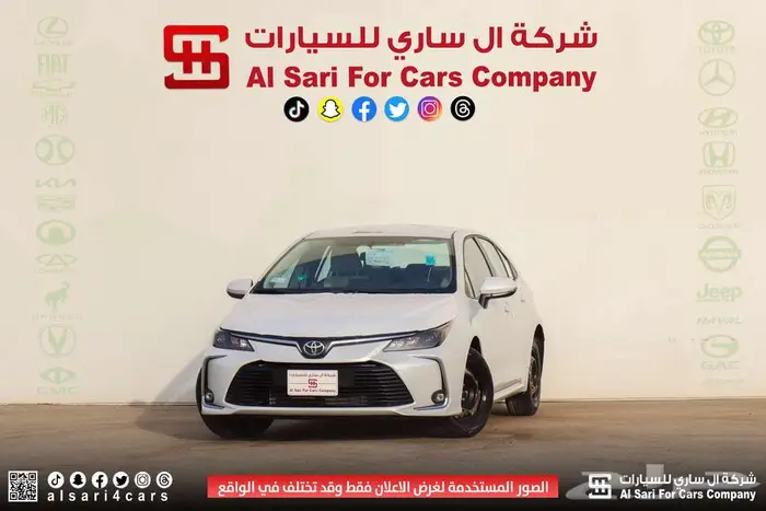 تويوتا كورلا XLI طيس مكينة 2.0 2025 اقساط بنوك وشركات 12
