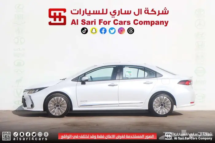 تويوتا كورلا XLI مطور فتحة سقف بنزين 2025 7