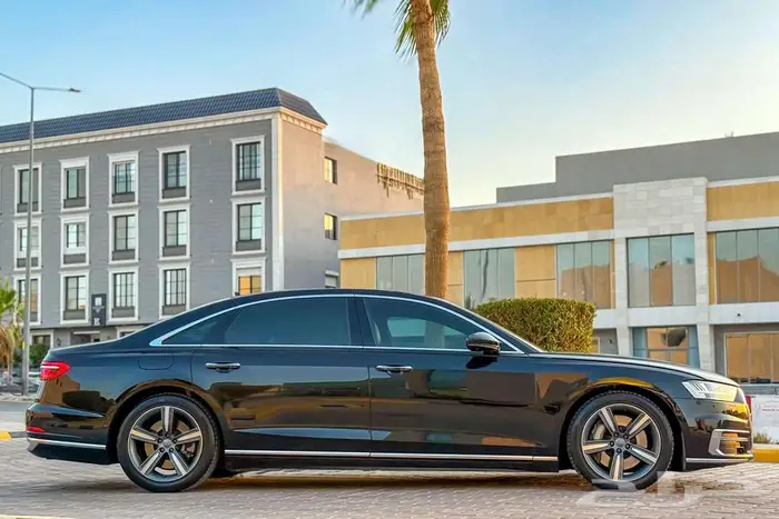 اودي A8L 2019 اسود خليجي 2