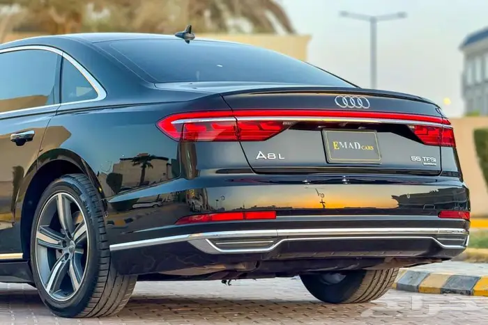 اودي A8L 2019 اسود خليجي 4