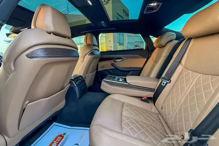 اودي A8L 2019 اسود خليجي 9
