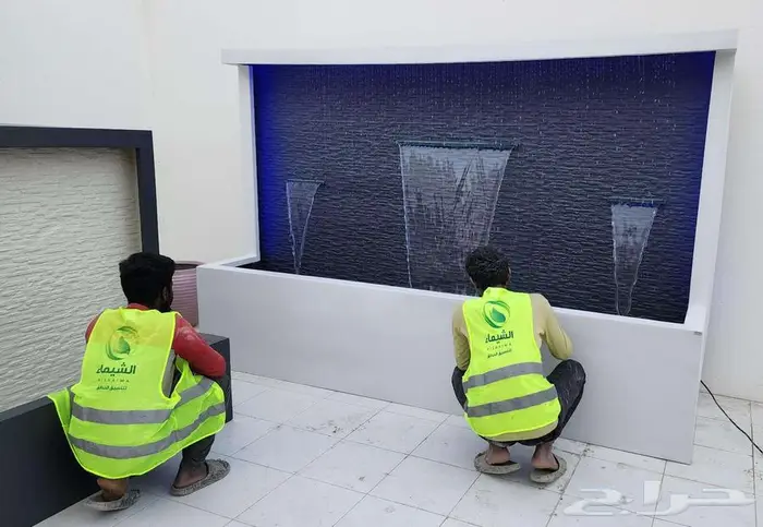 شلالات كبيرة ونوافير جاهزة فيبر من المصنع الباحة 0