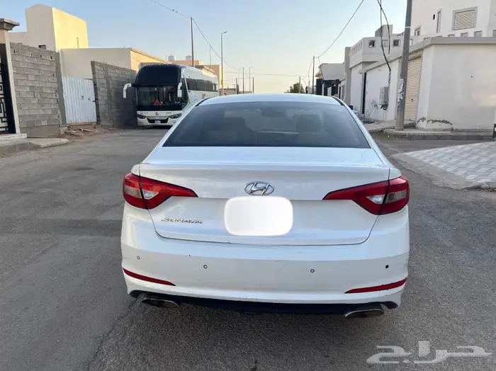 للبيع سوناتا 2016 أبيض 3