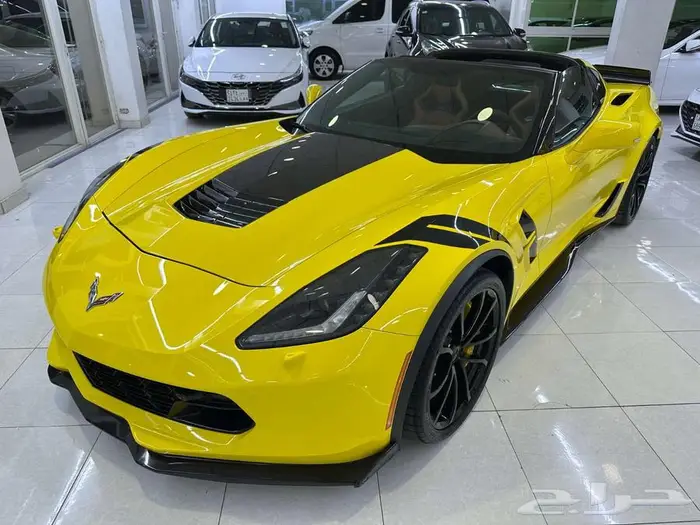 كورفيت C7 قراند سبورت 2018 مالك اول بحالة الوكالة مخزن 7