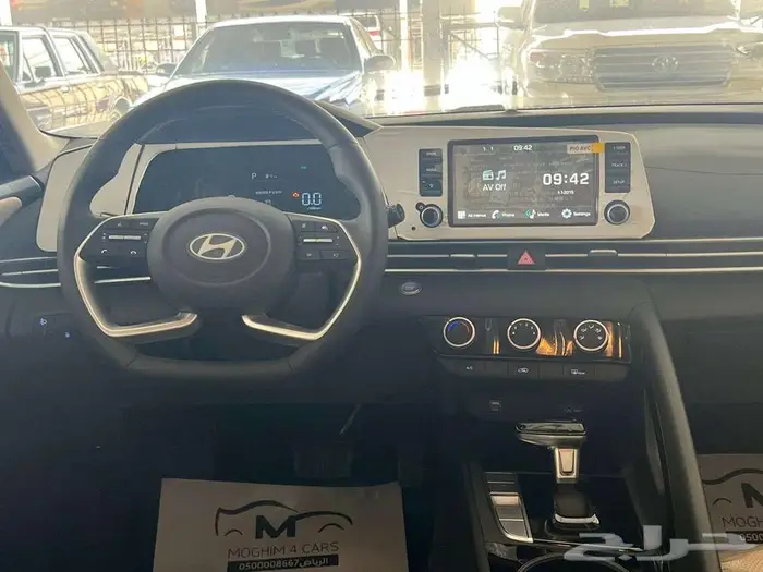 هيونداي النترا موديل 2025 كمفورت 1.5 أسود داخل بيج 11
