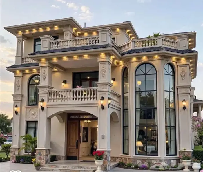 حجر طبيعي حجر الرياض واجهات 9