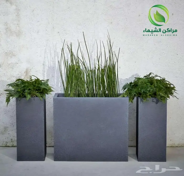 احواض زرع جاهزة جملة فايبر ومراكن للاشجار الباحة 48