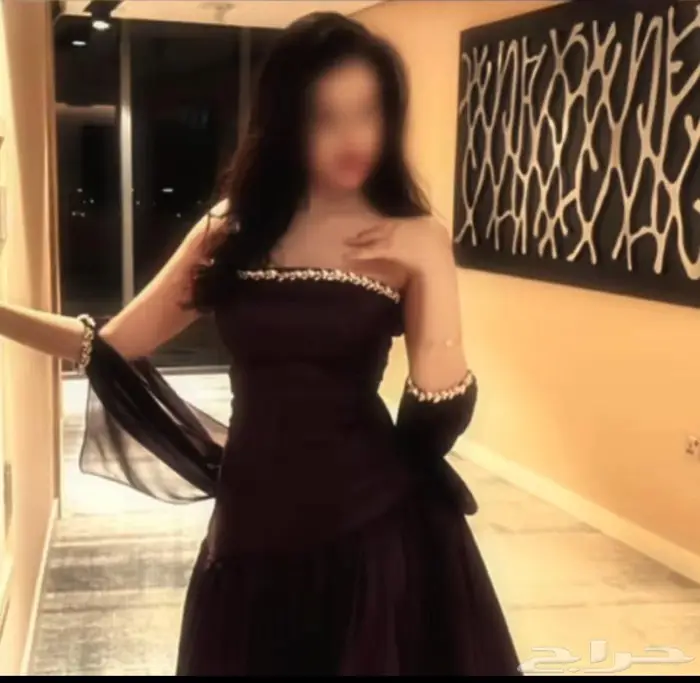 فستان سهرة عنابي جديد XS 0