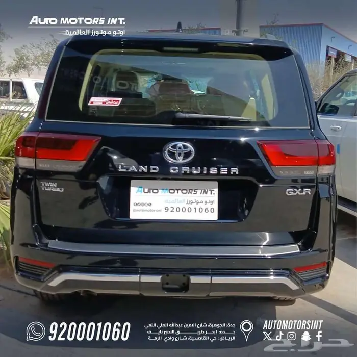 تويوتا لاندكروزر GXR L4 موديل 2025 سعودي اسود عرض خاص 3