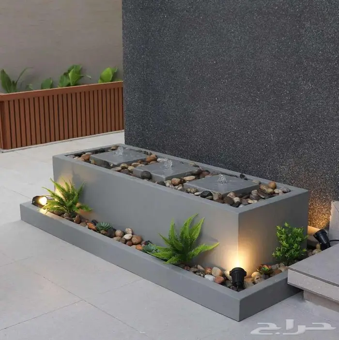 شلالات كبيرة ونوافير جاهزة فيبر من المصنع الباحة 39