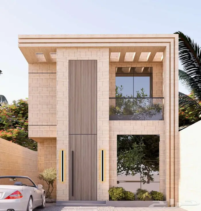 حجر طبيعي حجر الرياض واجهات 8