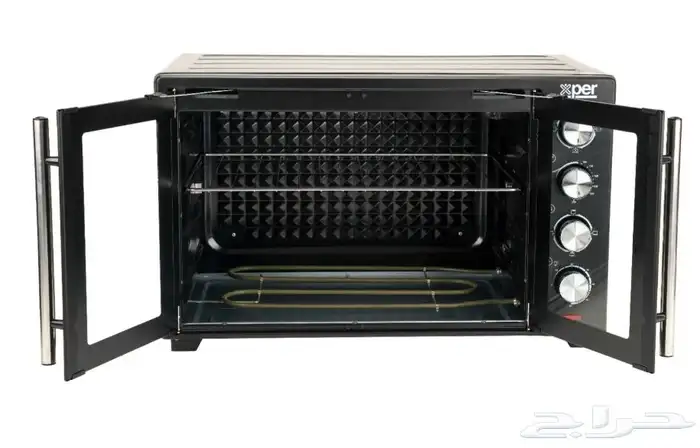 فرن اكسبير الكهربائي 60 لتر مع شواية و مروحة هواء 4