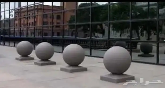 كراسي خرسانيه احواض زهور جميع اعمال زينة الحدائق 12