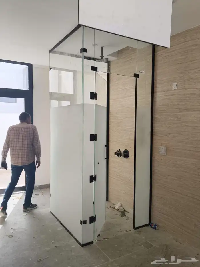 كابينه شاور زجاج شاور زجاج مسبح داربزين زجاج فاصل شاور 0