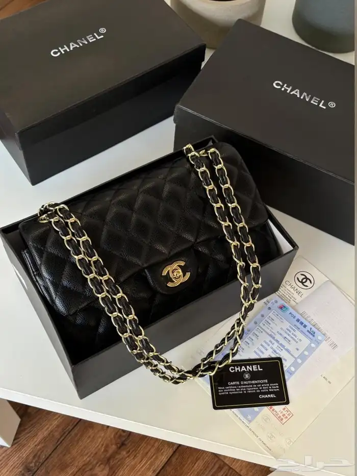 شنط شانيل الكلاسيكية هاي كواليتي ب180 ريال فقط عرض لفتره مح 1