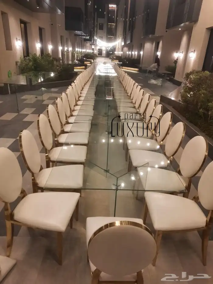 طاولات طعام وكراسي حفلات للبيع 17