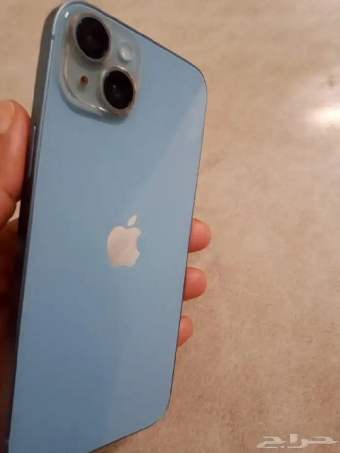 أيفون 14 بلس ازرق فاتح سعة 128 جيجا 2
