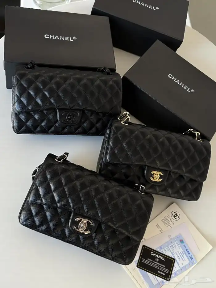 شنط شانيل الكلاسيكية هاي كواليتي ب180 ريال فقط عرض لفتره مح 5