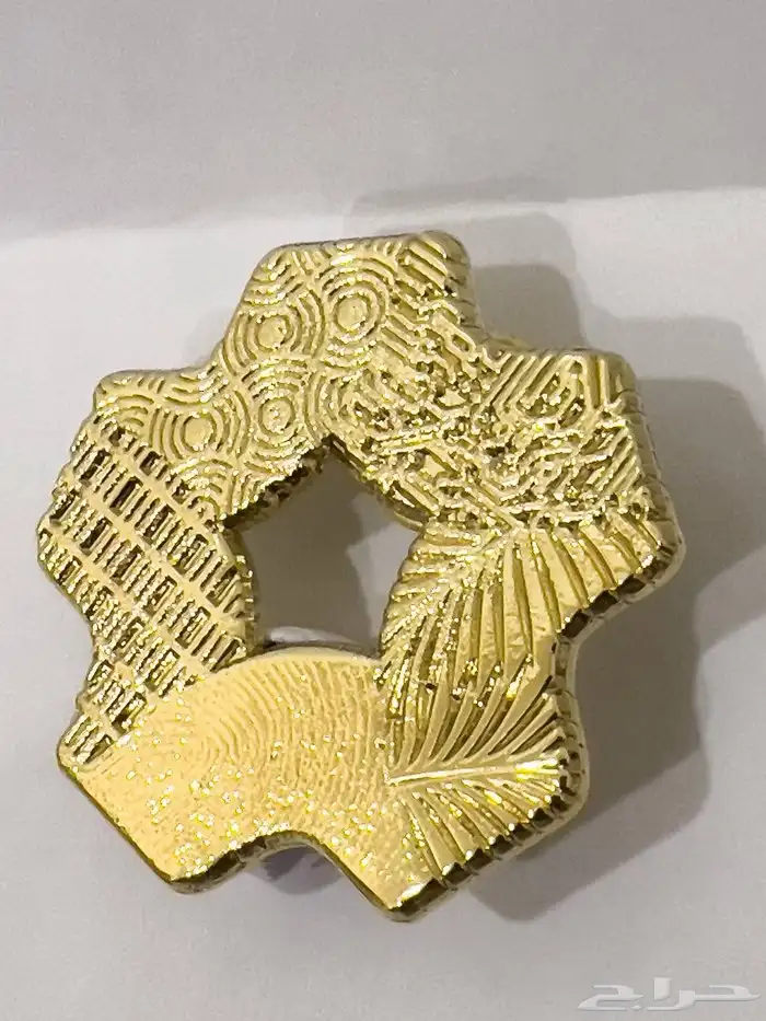 بروش نيوم ذهبي 0