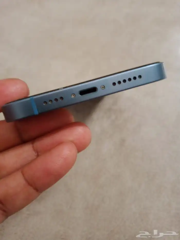 أيفون 14 بلس ازرق فاتح سعة 128 جيجا 5